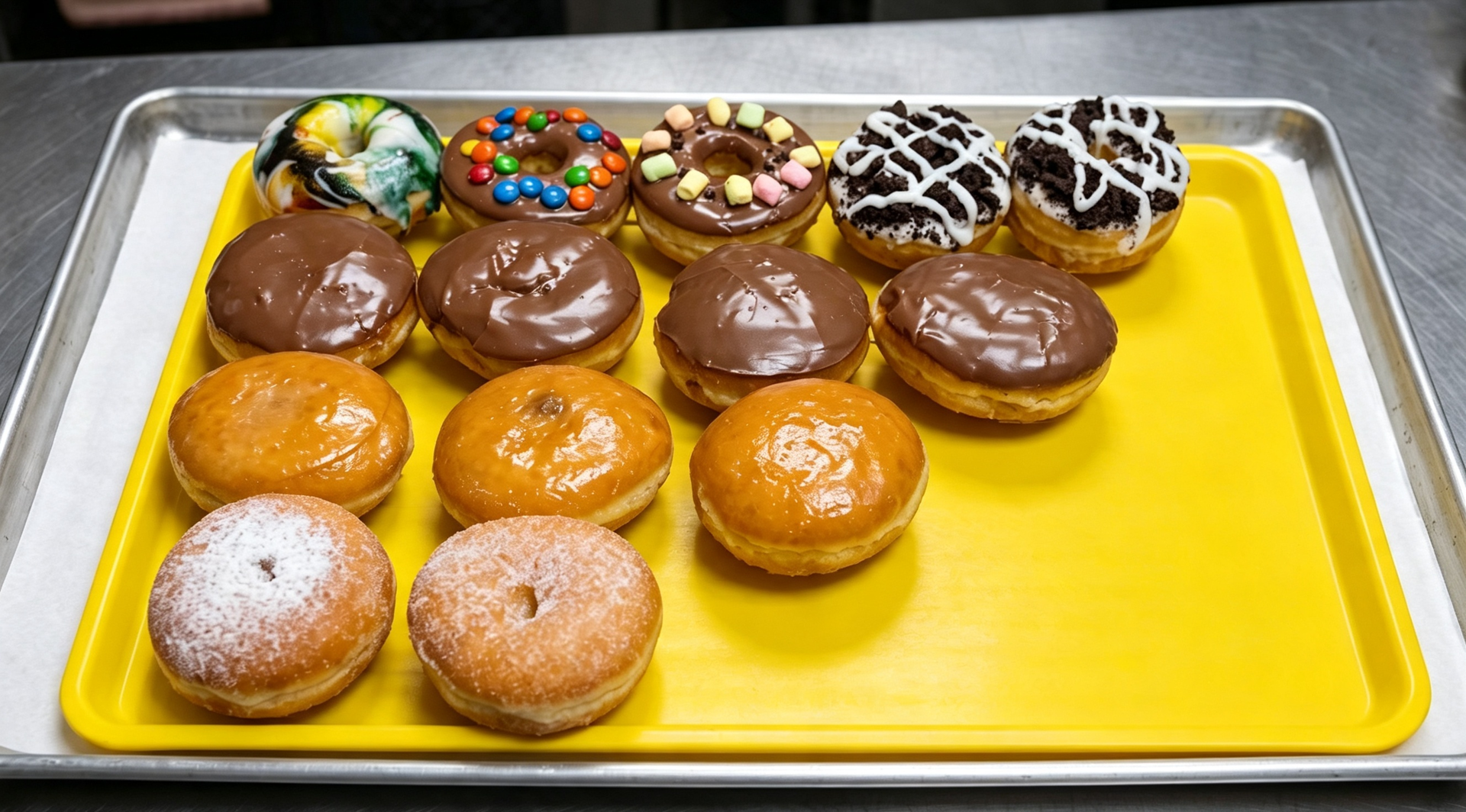 Donuts, boba, and breakfast sandwiches